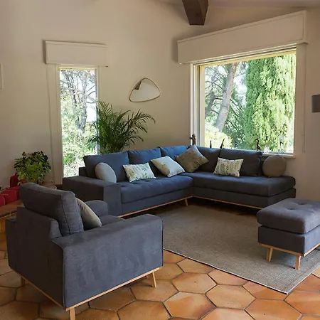 Villa Au Coeur des Vignes en Provence à Châteauneuf-de-Gadagne Extérieur photo